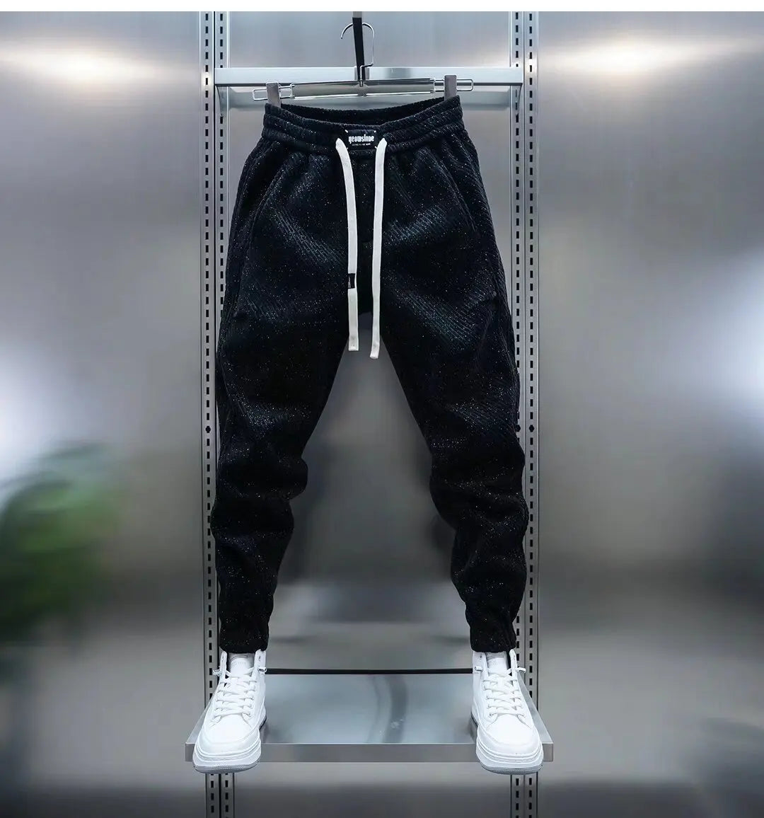 Pantalones de chándal ajustados con cintura elástica ALBI - vista lateral