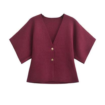 ALBI | Blusa minimalista y elegante con cierre de botones