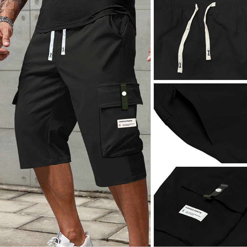Pantalones cargo con cordón ALBI - Pantalones cortos tipo cargo - imagen 8