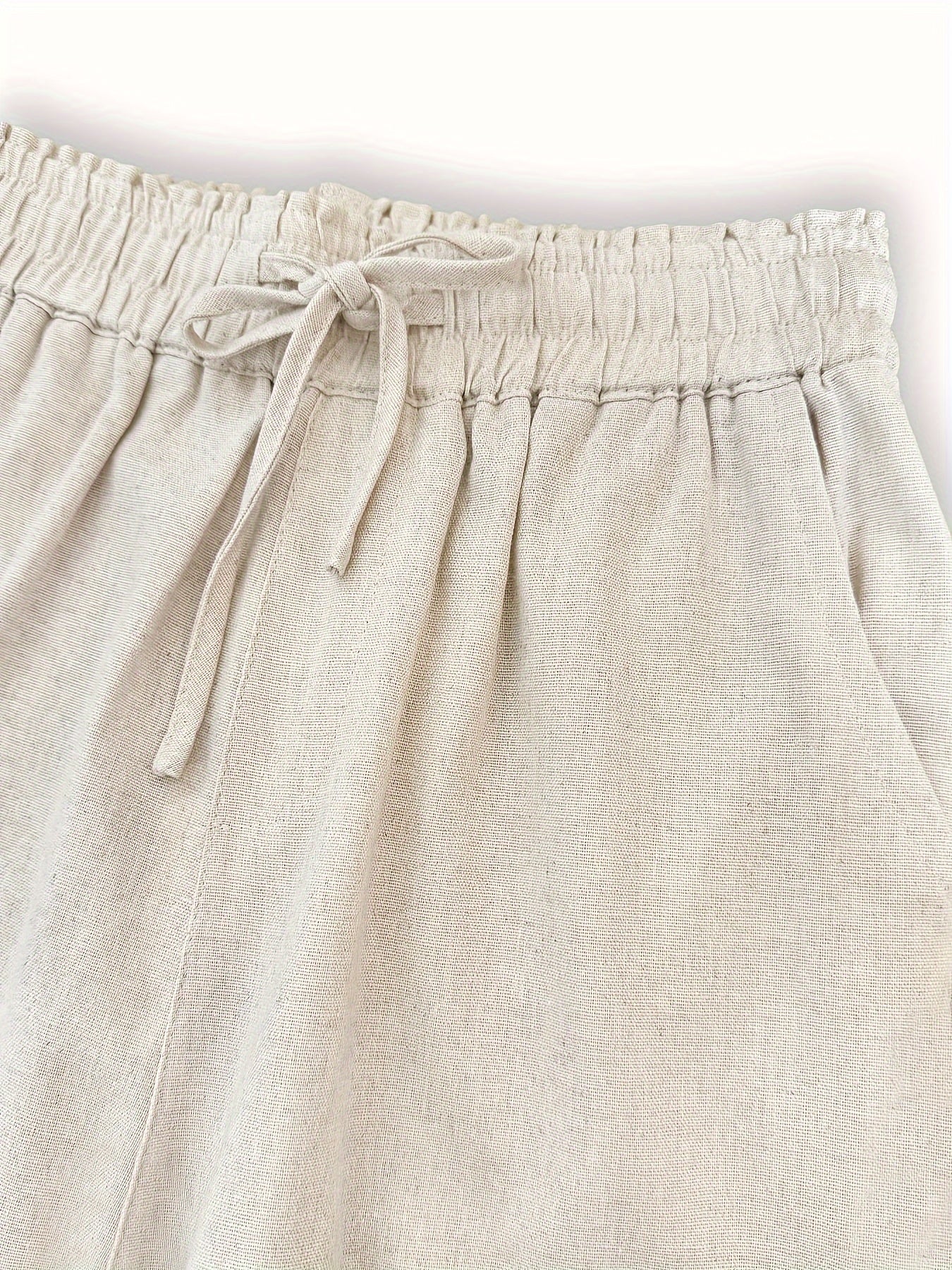 ALBI | Pantalones de lino de cintura alta: ligeros y transpirables