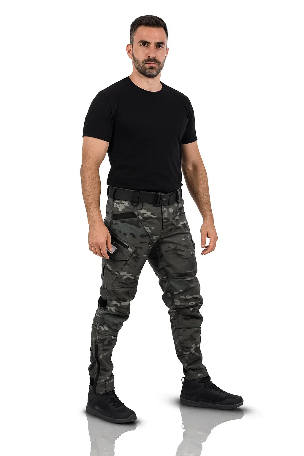 Pantalones tácticos cargo de corte ajustado ALBI - Pantalones tipo cargo - imagen 9