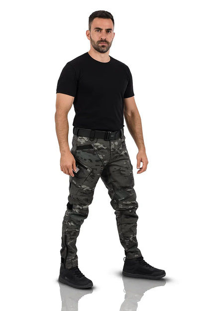 ALBI | Pantalones tácticos cargo de corte ajustado