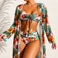 ALBI | Elegante bikini de 3 piezas Tropical Mari