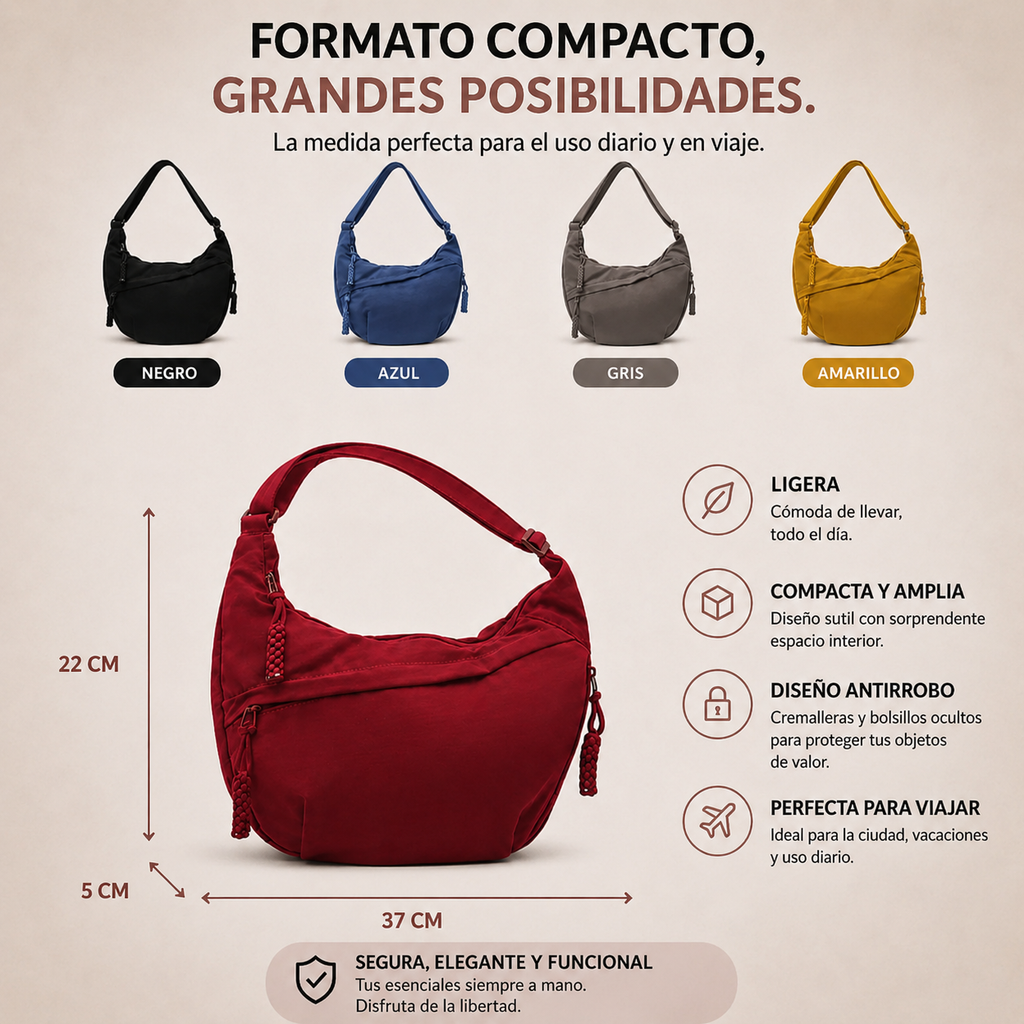 LUNA | BOLSO DE HOMBRO ALBI - Bolsos bandolera - vista frontal