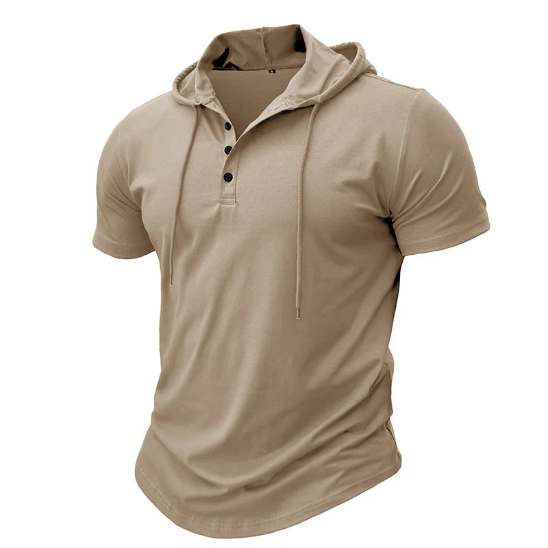 Camiseta con capucha ALBI - vista trasera