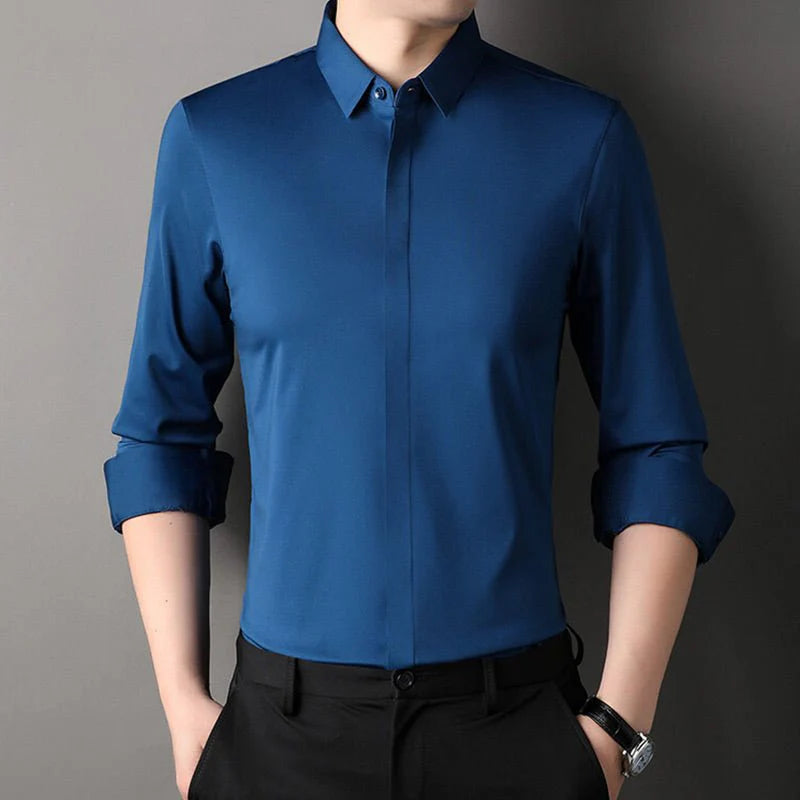 Camisa elástica que no se arruga ALBI - Camisas - imagen 13