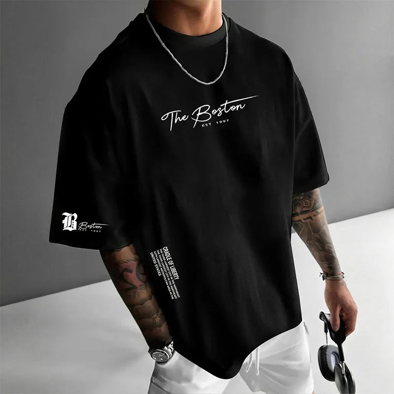 Camiseta urbana oversize con estampado gráfico ALBI - Camisetas de manga corta - imagen 8