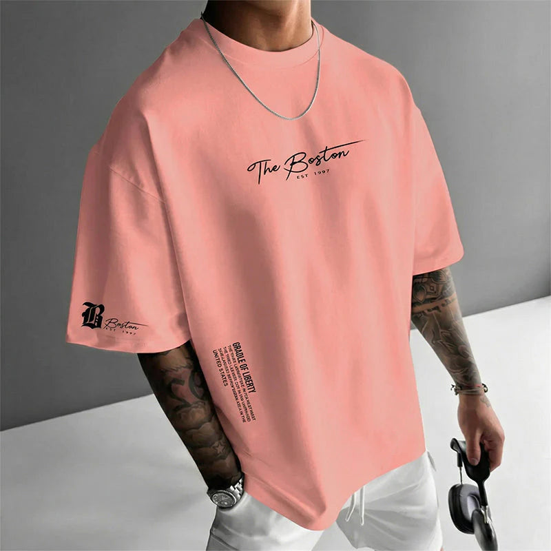 Camiseta urbana oversize con estampado gráfico ALBI - Camisetas de manga corta - imagen 9