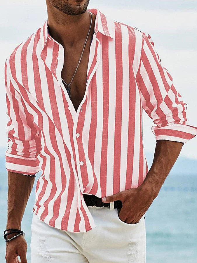 Camisa a rayas ALBI - vista de conjunto