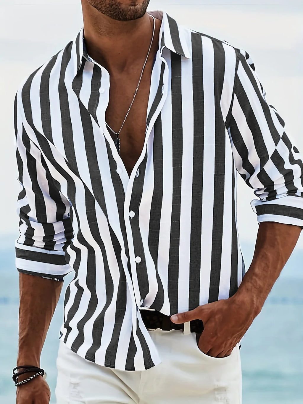 Camisa a rayas ALBI - imagen 8