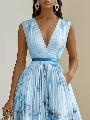 Elegante vestido con estampado floral ALBI - Vestidos - imagen 13