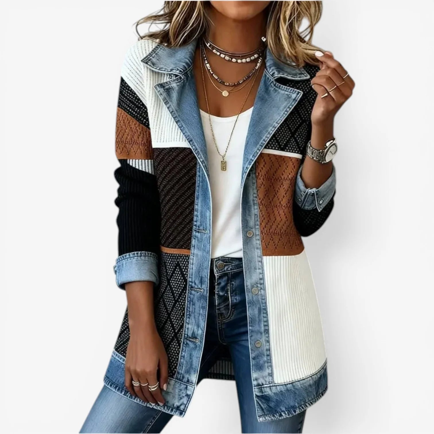 Chaqueta vaquera casual ALBI - Cazadoras vaqueras - imagen 8