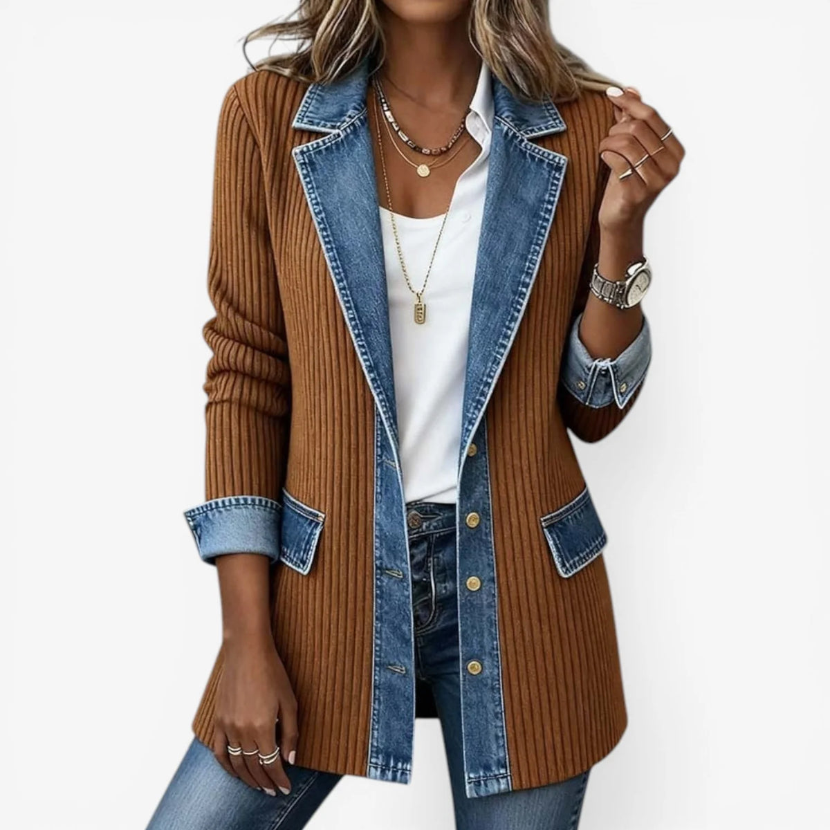 Chaqueta vaquera casual ALBI - Cazadoras vaqueras - imagen 10