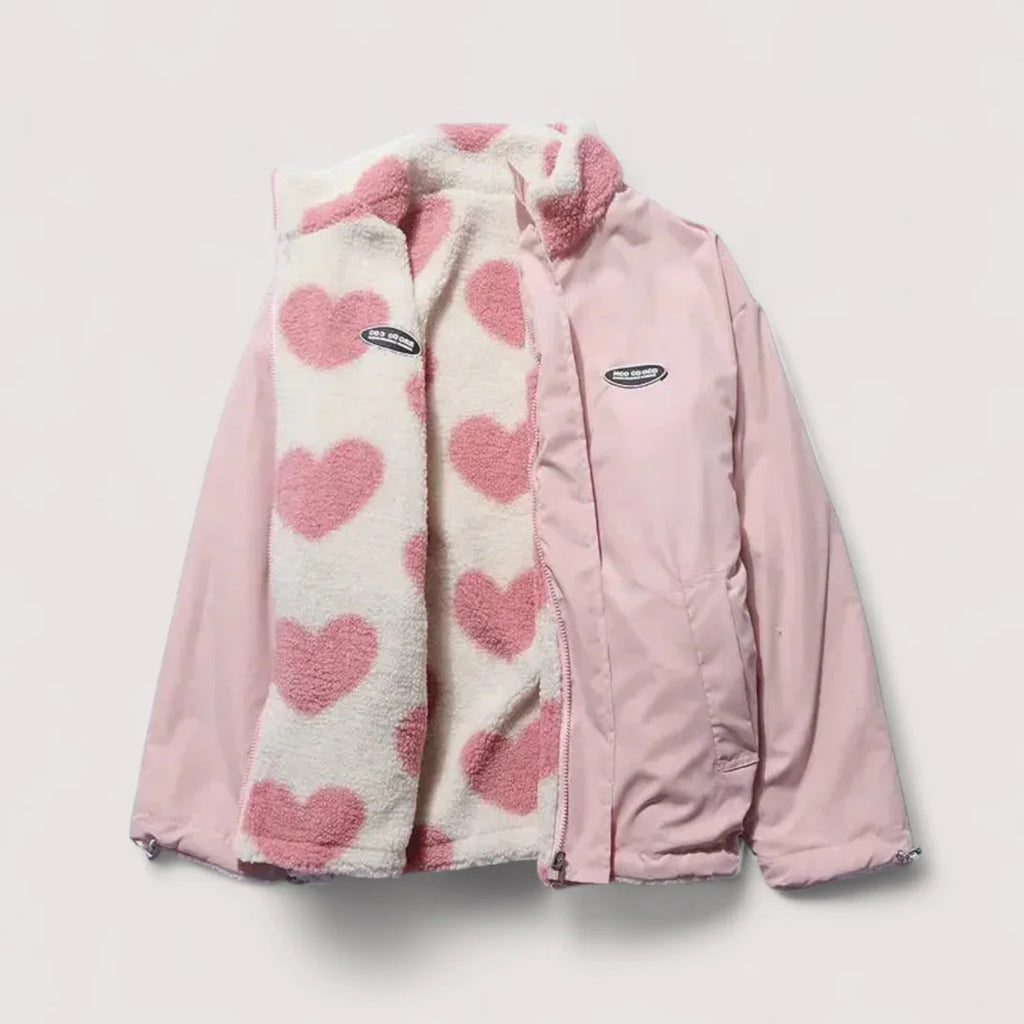 Chaqueta reversible con diseño de corazones ALBI - imagen 11