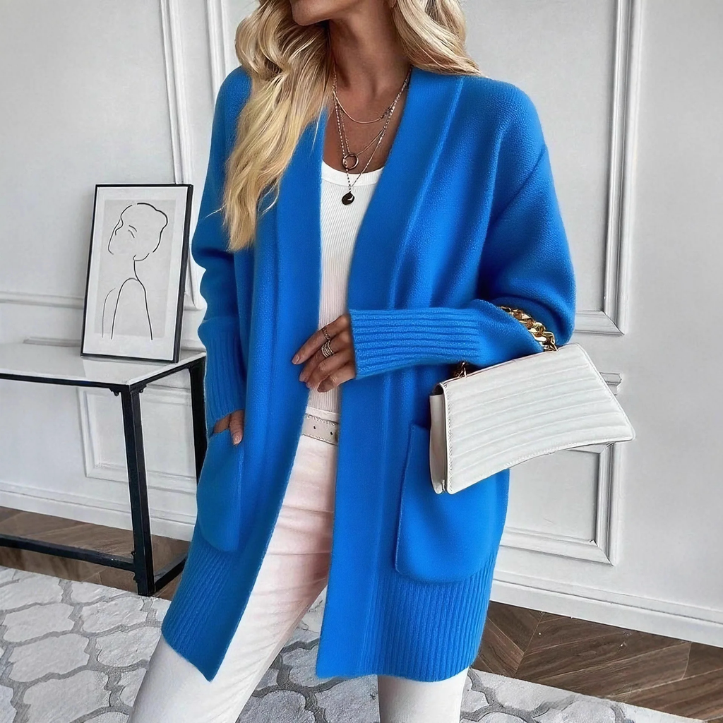 ALBI | Cárdigan cómodo con abertura delantera