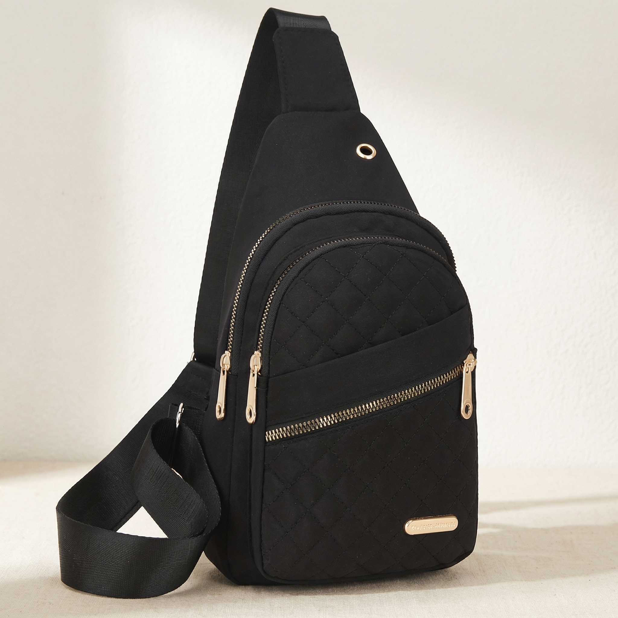 Bolso bandolera – Ligero y elegante ALBI - Bolsos bandolera - color negro - vista frontal