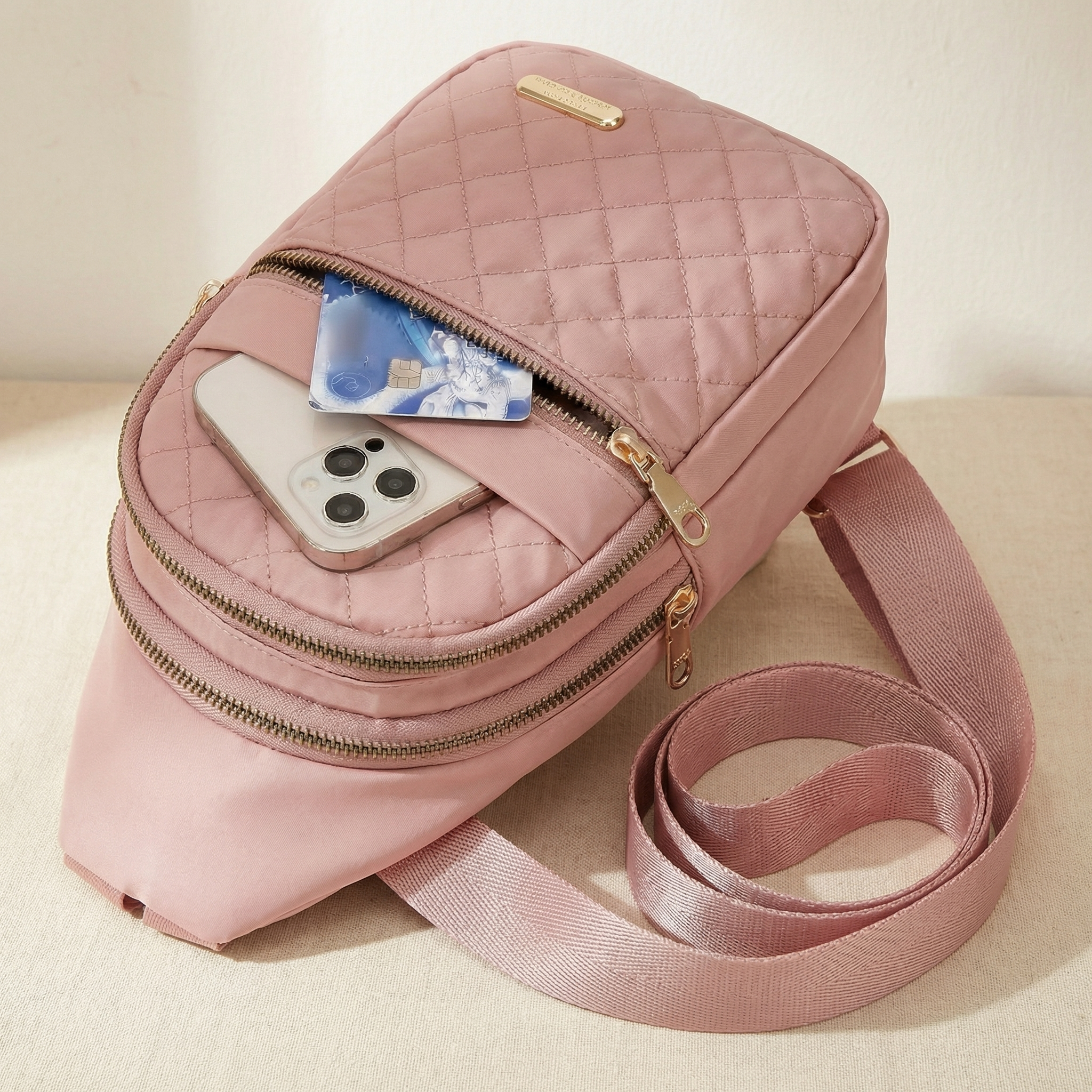 Bolso bandolera – Ligero y elegante ALBI - Bolsos bandolera - color rosa - imagen 8