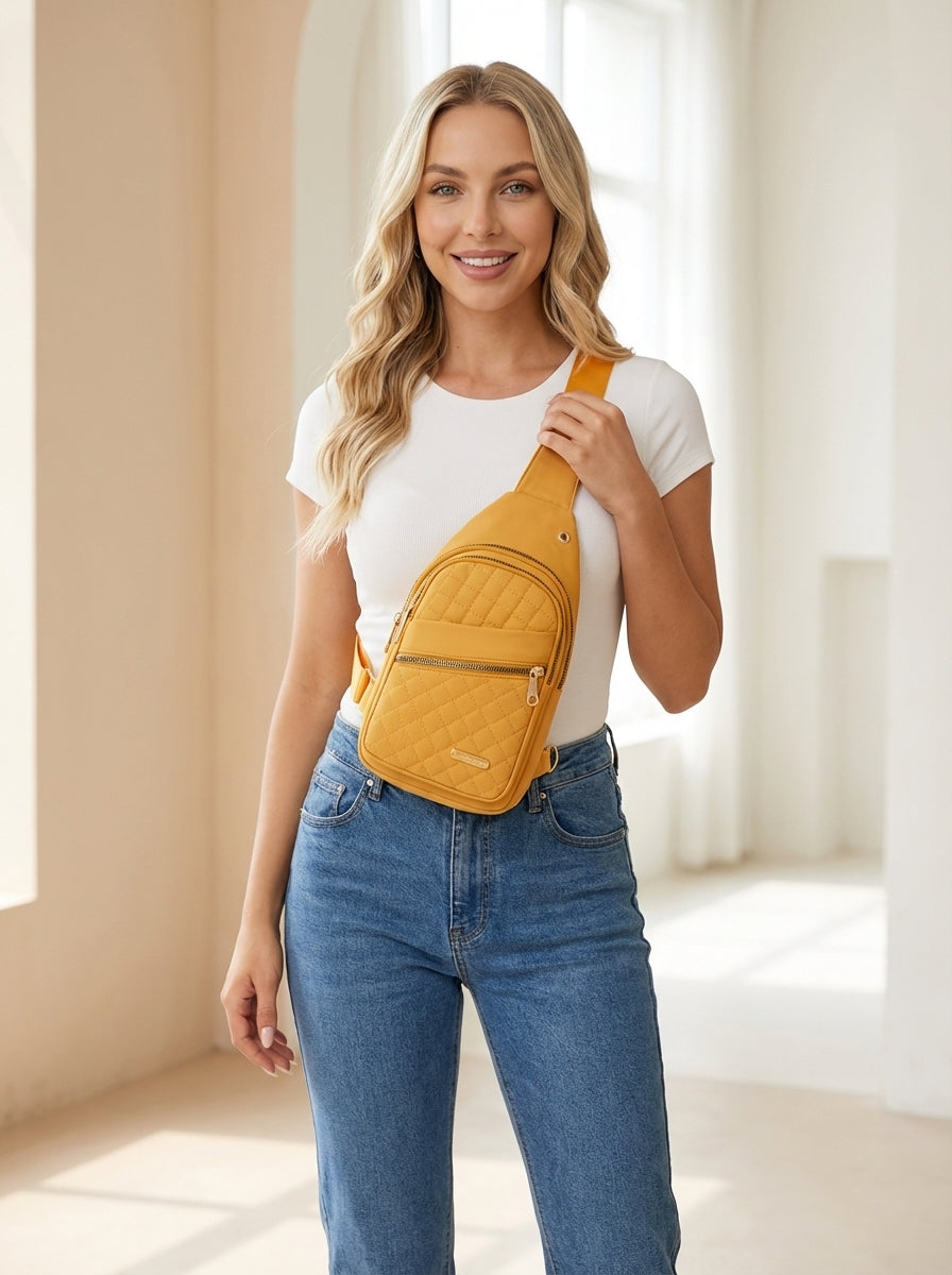 Bolso bandolera – Ligero y elegante ALBI - Bolsos bandolera - color amarillo - imagen 20