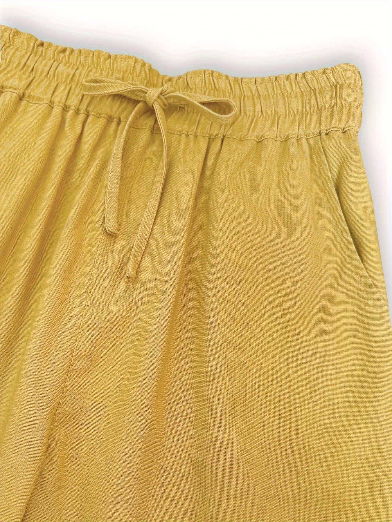 ALBI | Pantalones de lino de cintura alta: ligeros y transpirables