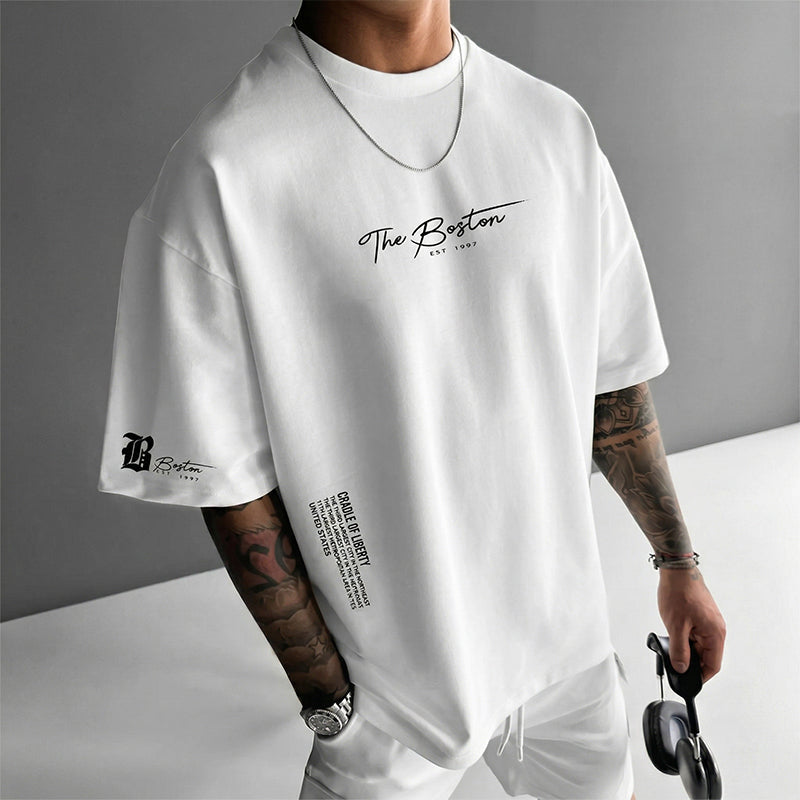 Camiseta urbana oversize con estampado gráfico ALBI - Camisetas de manga corta - foto principal