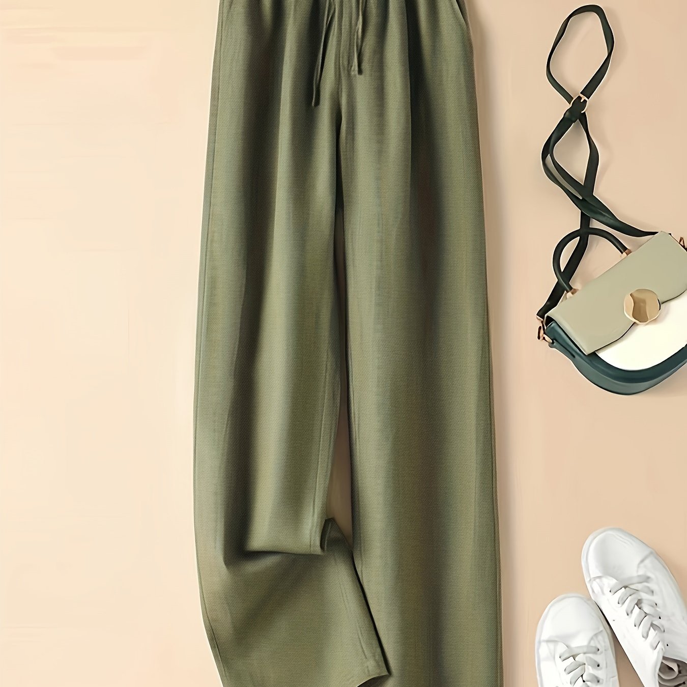 ALBI | Pantalones de lino de cintura alta: ligeros y transpirables