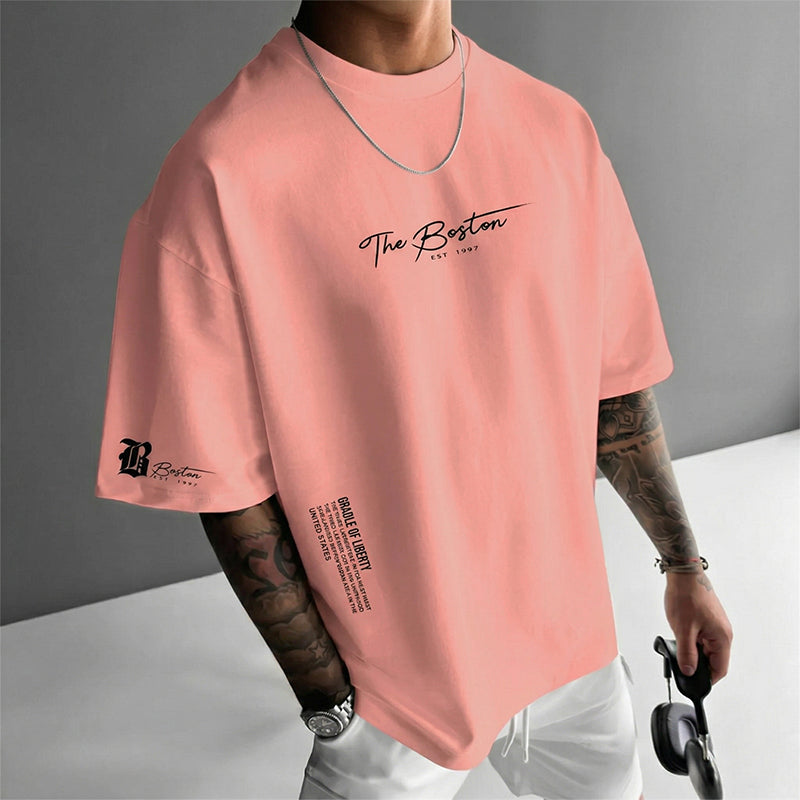 Camiseta urbana oversize con estampado gráfico ALBI - Camisetas de manga corta - vista lateral