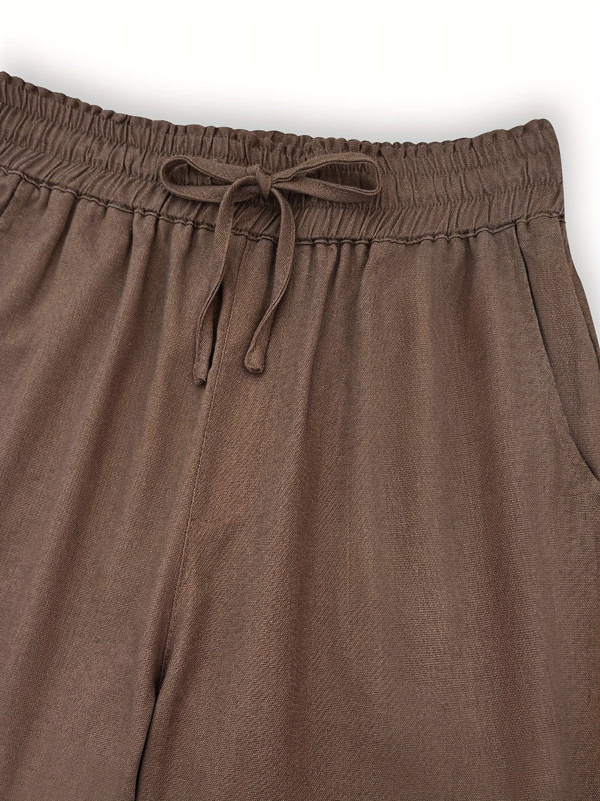 Pantalones de lino de cintura alta: ligeros y transpirables ALBI - imagen 10