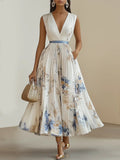 Elegante vestido con estampado floral ALBI - Vestidos - foto principal