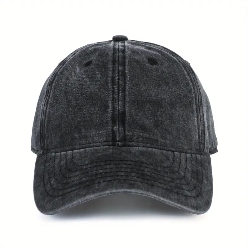 Gorra de béisbol vintage con motivo de gatos ALBI - detalle de tejido