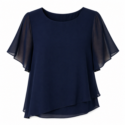 ALBI | Conjunto de dos piezas con top de varias capas y pantalón