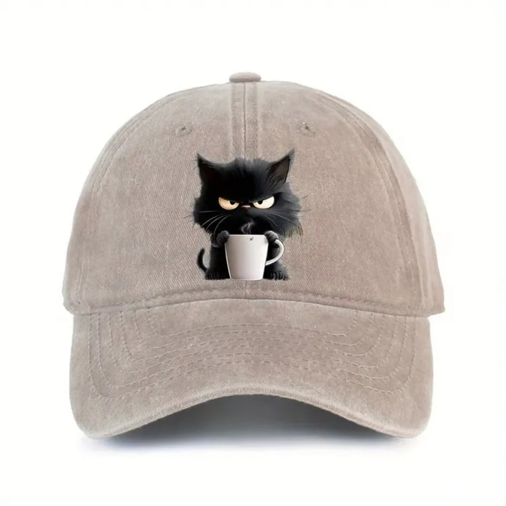 Gorra de béisbol vintage con motivo de gatos ALBI - vista de conjunto