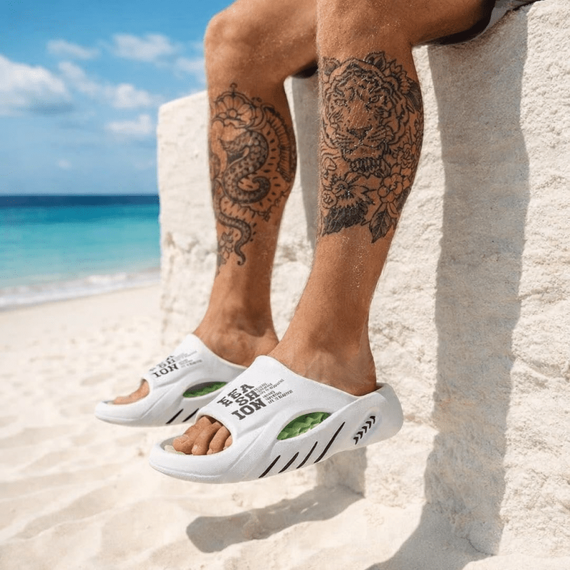 Chanclas cómodas abiertas ALBI - imagen 10