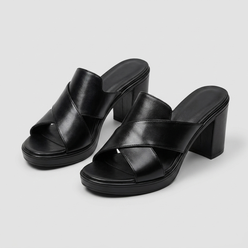 Sandalias elegantes ALBI - detalle de tejido