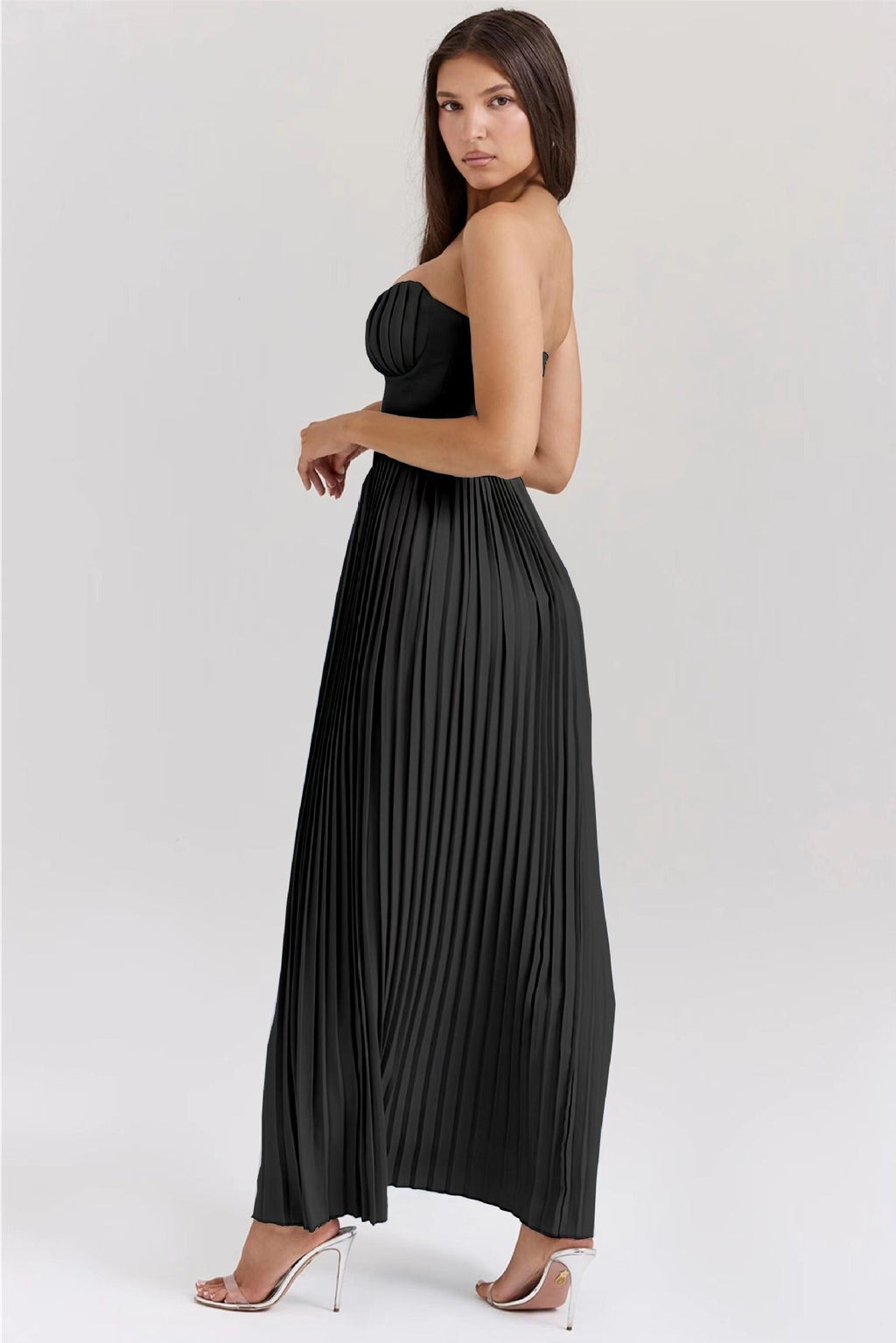 Lujoso vestido largo con una caída suave ALBI - Vestidos - imagen 11