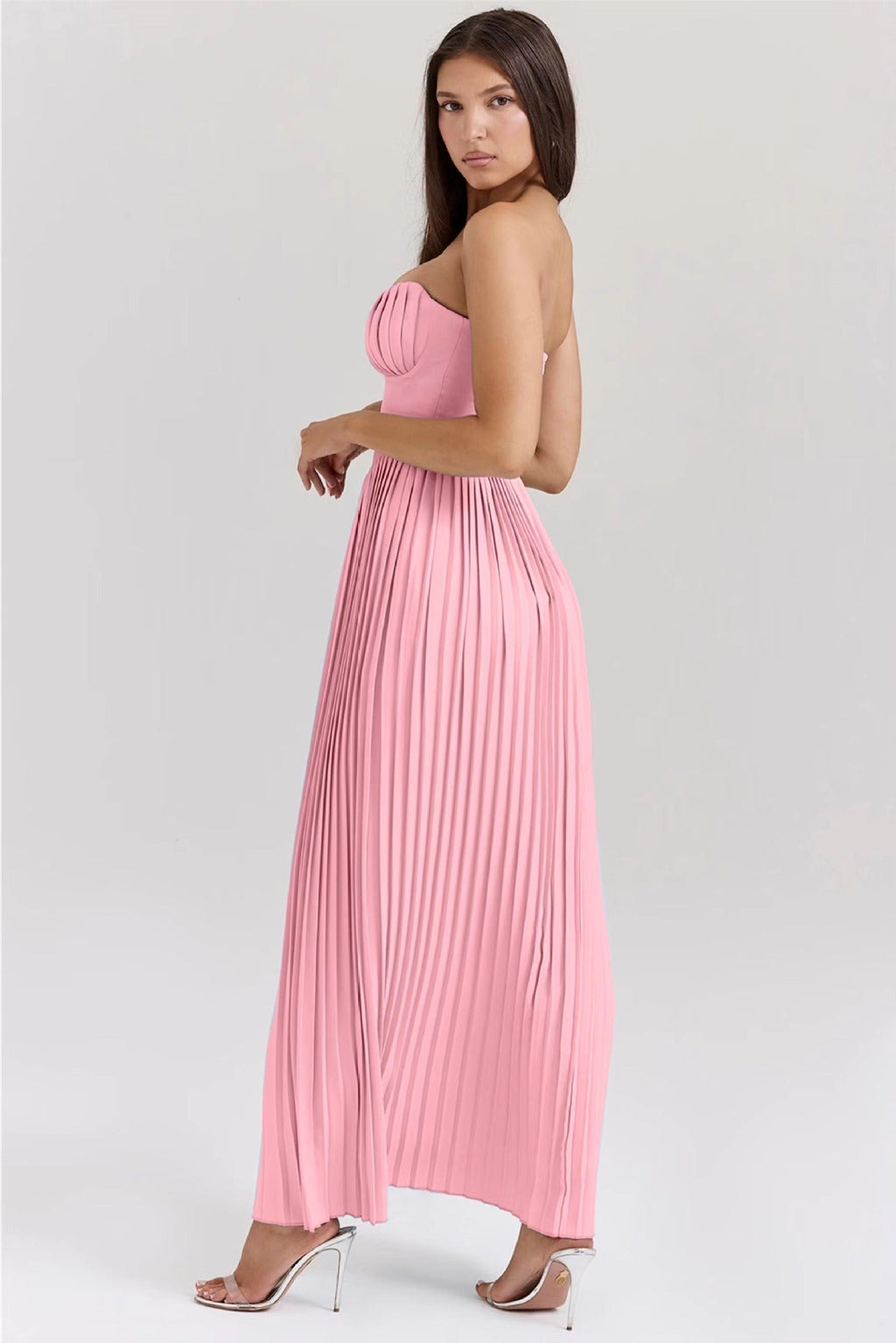 Lujoso vestido largo con una caída suave ALBI - Vestidos - imagen 13