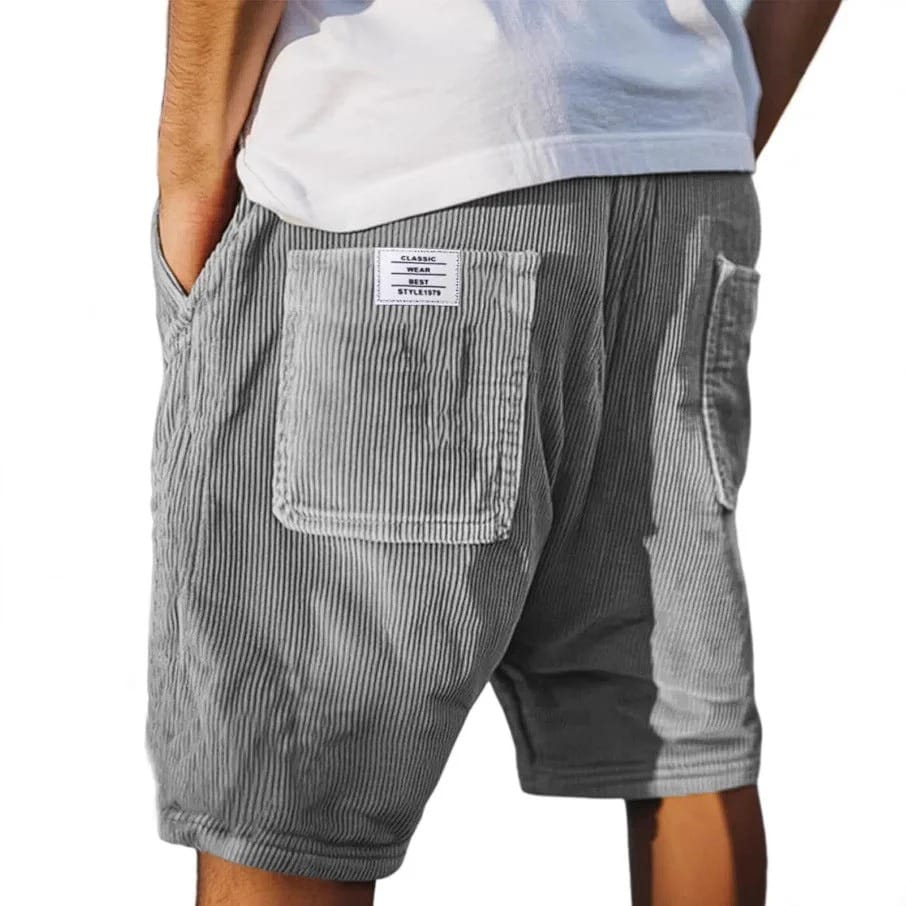 Pantalones cortos de pana de lujo para el verano ALBI - foto principal