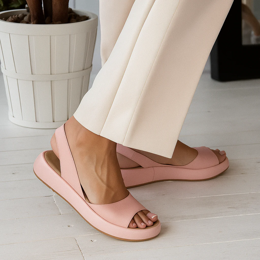Sandalias abiertas y antideslizantes ALBI - color rosa - imagen 8