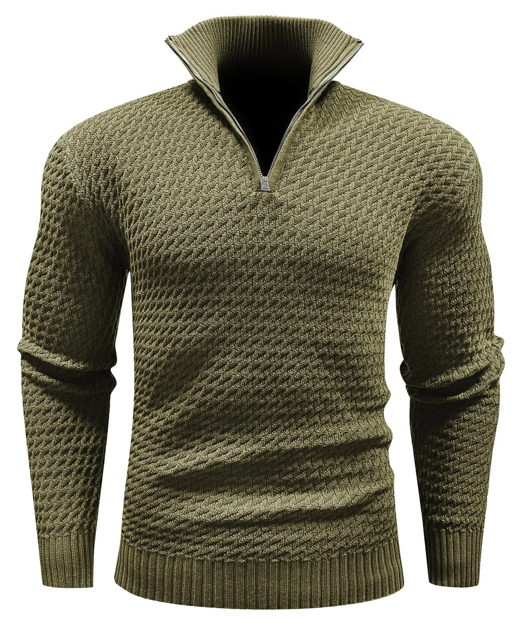 Jersey de cuello alto con cremallera ALBI - imagen 18