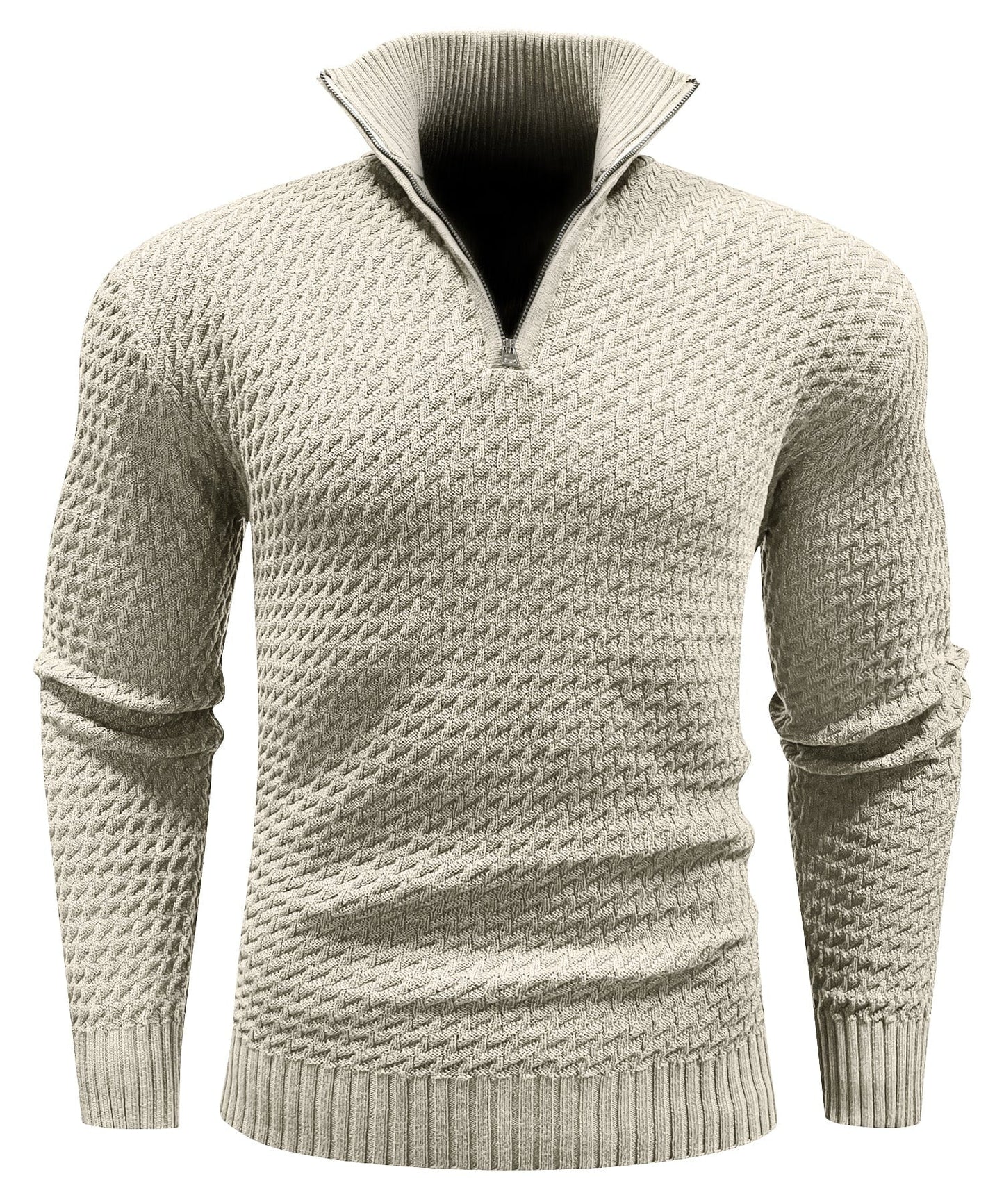 ALBI | Jersey de cuello alto con cremallera