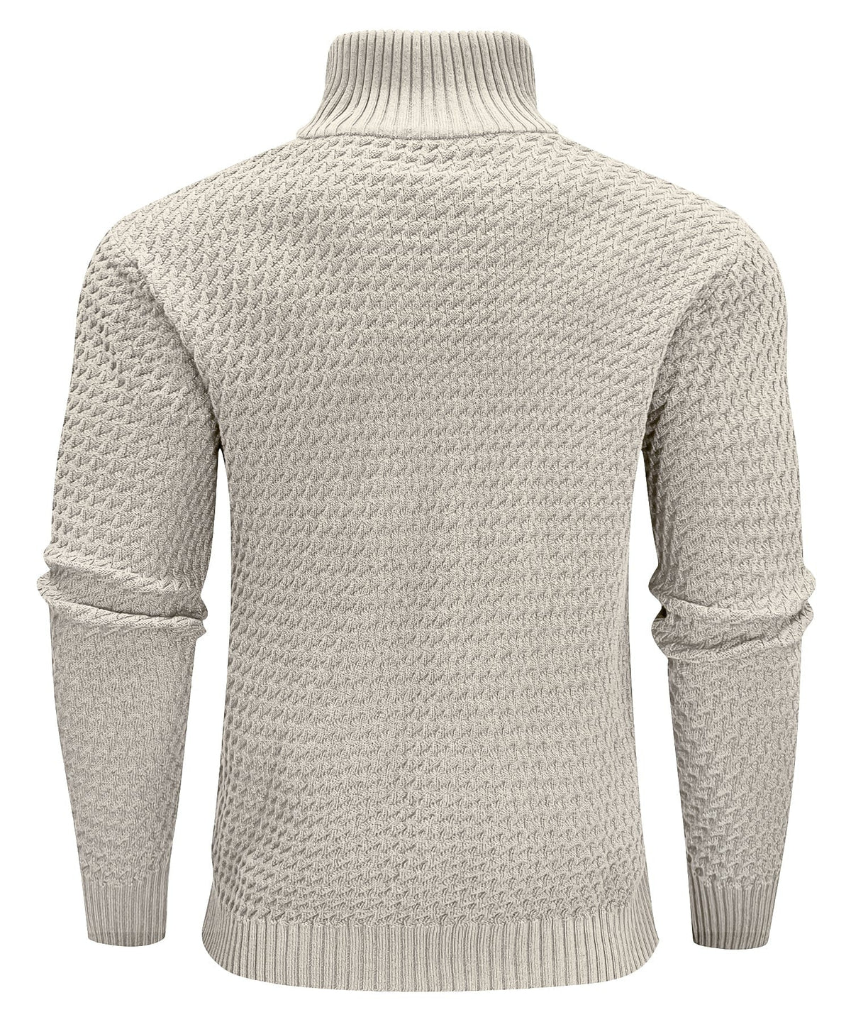 Jersey de cuello alto con cremallera ALBI - color caqui - imagen 15
