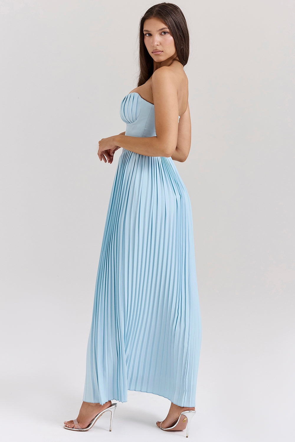 Lujoso vestido largo con una caída suave ALBI - Vestidos - imagen 8