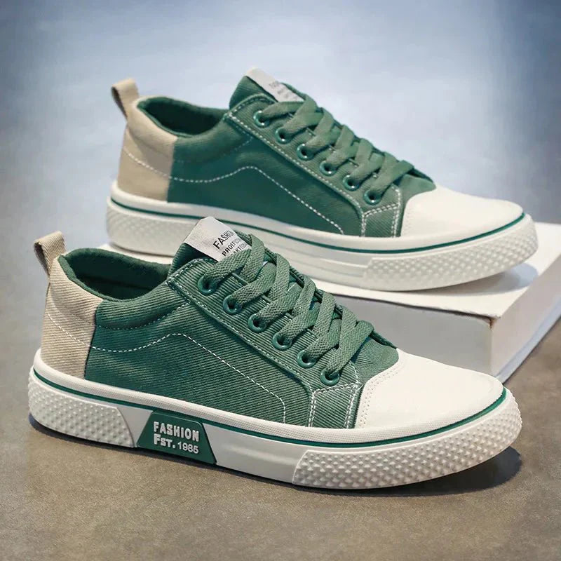 Zapatillas vintage informales ALBI - puesto en modelo