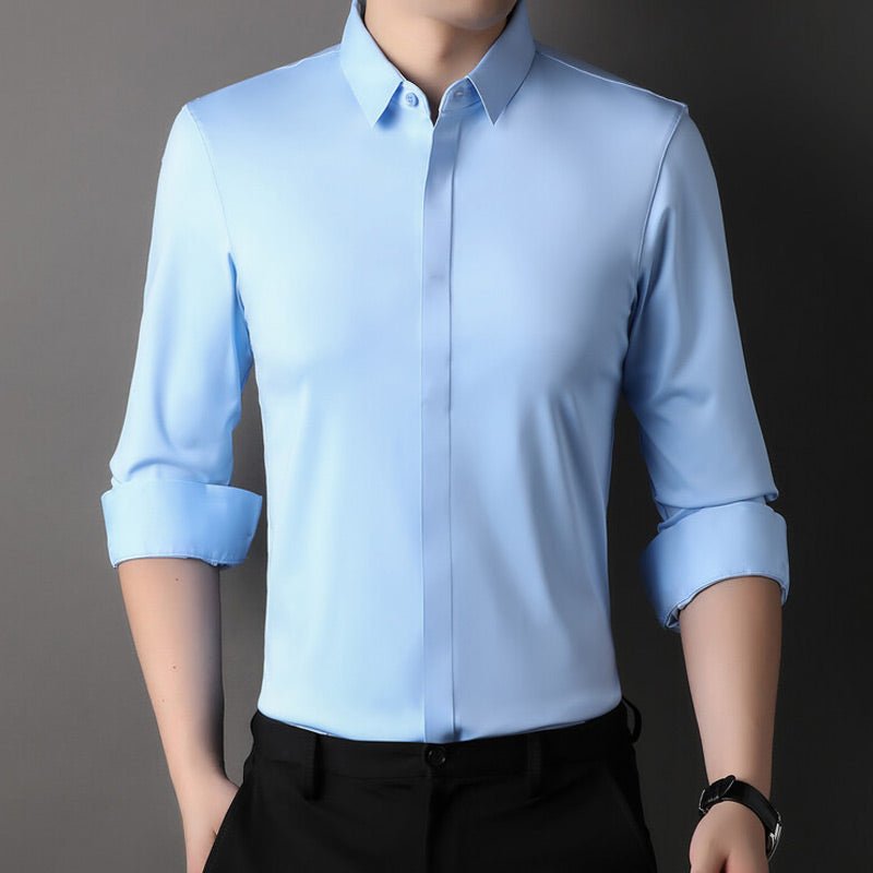Camisa elástica que no se arruga ALBI - Camisas - foto principal