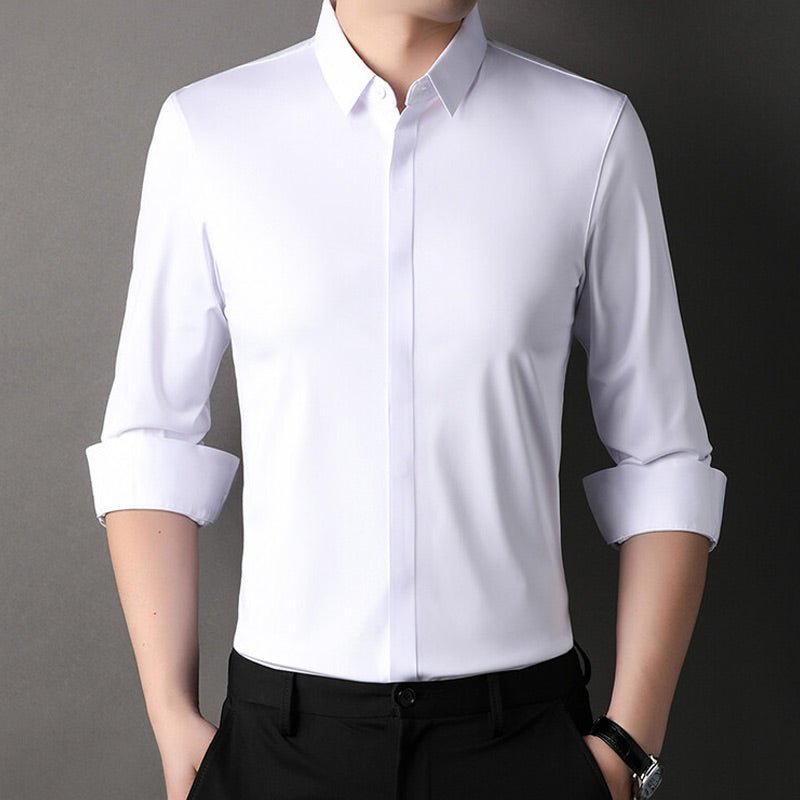Camisa elástica que no se arruga ALBI - Camisas - vista frontal