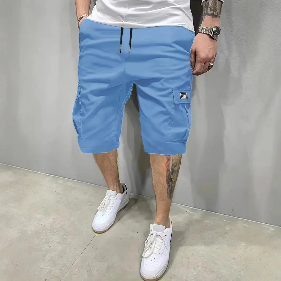 Pantalones cortos cargo de hombre ALBI - Pantalones cortos tipo cargo - imagen 10