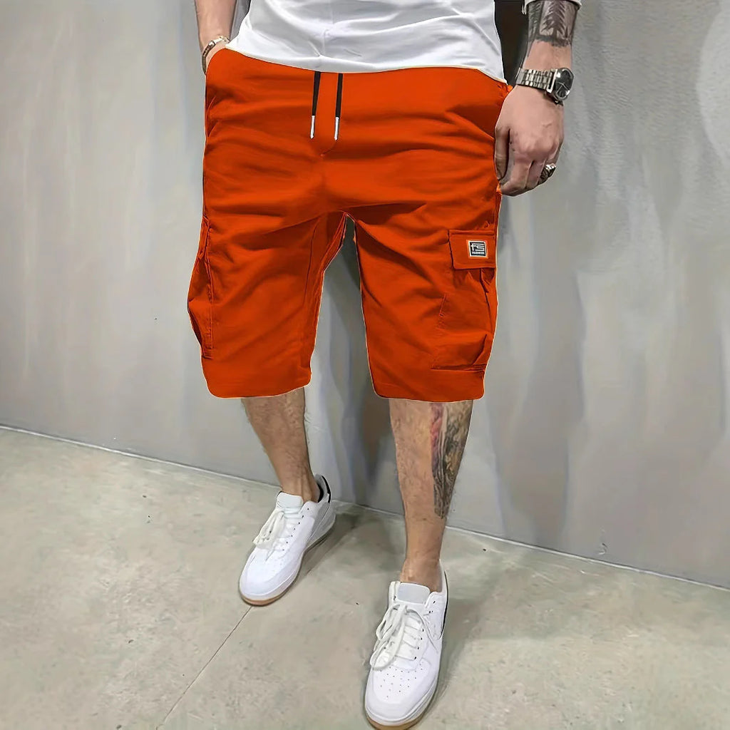 Pantalones cortos cargo de hombre ALBI - Pantalones cortos tipo cargo - imagen 12