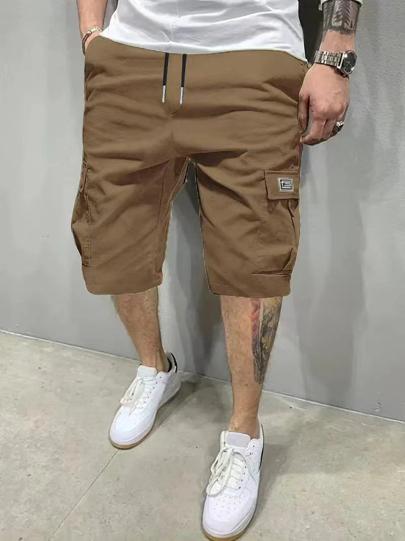 Pantalones cortos cargo de hombre ALBI - Pantalones cortos tipo cargo - imagen 8