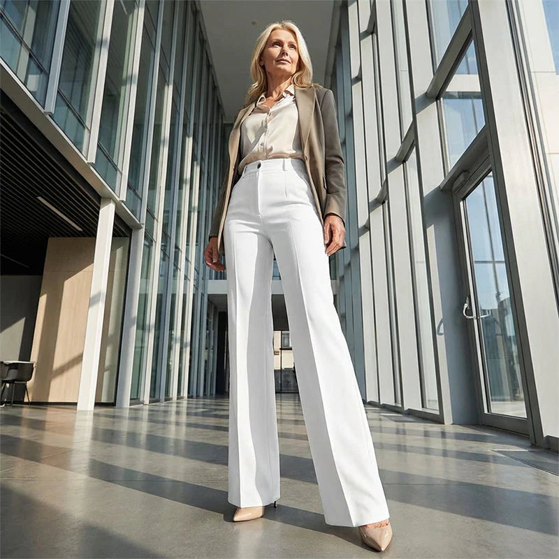 Pantalones de vestir de cintura alta para mujer ALBI - imagen 19