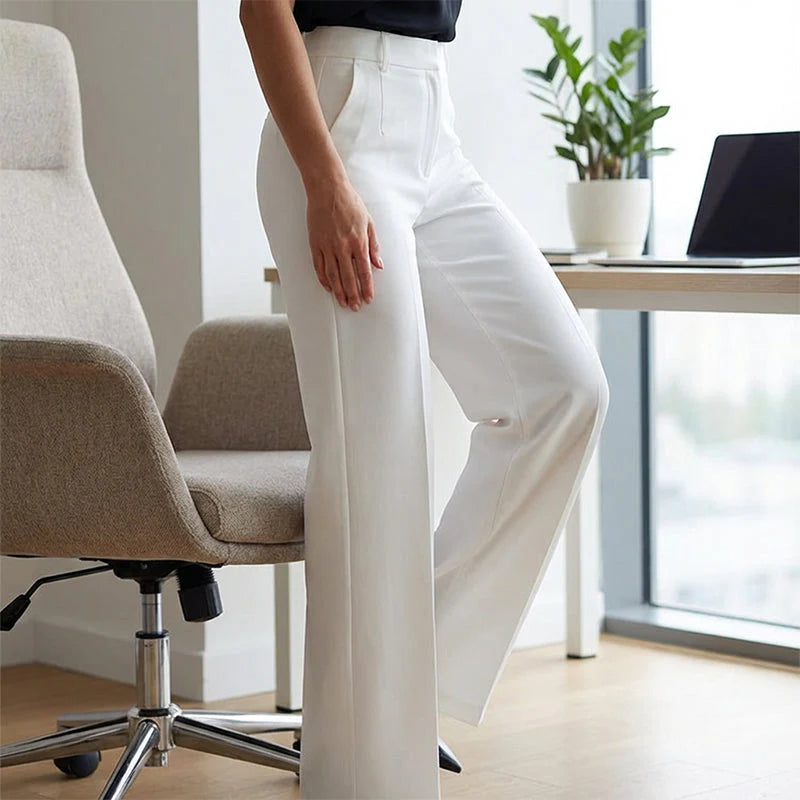 ALBI | Pantalones de vestir de cintura alta para mujer