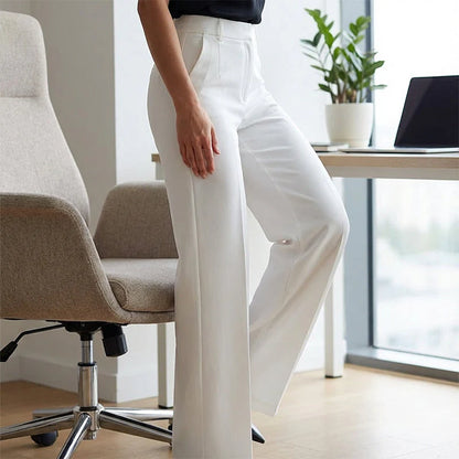 ALBI | Pantalones de vestir de cintura alta para mujer